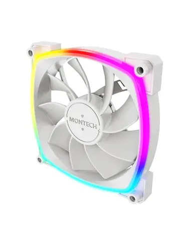 Montech RX120 PWM Case per computer Ventilatore 12 cm Bianco 1 pz