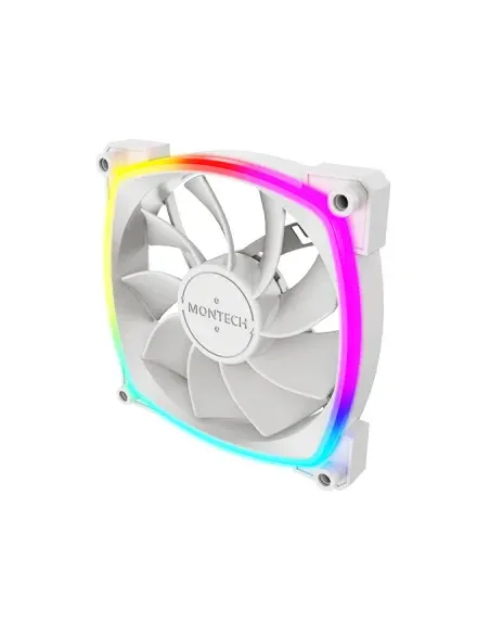 Montech RX120 PWM Case per computer Ventilatore 12 cm Bianco 1 pz