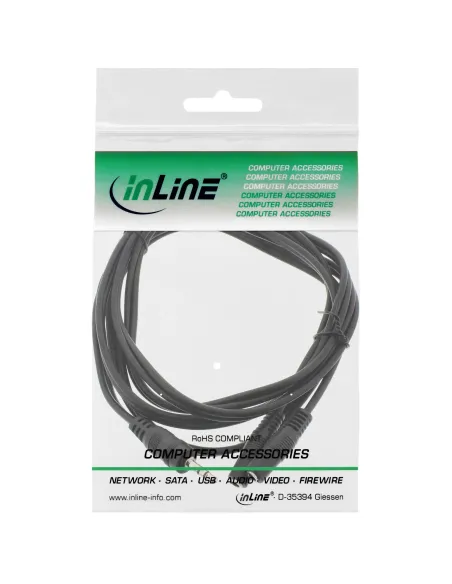 InLine Cavo Audio Y Jack 3,5mm maschio a 2x Jack 3,5mm femmina, 0,2m, stereo