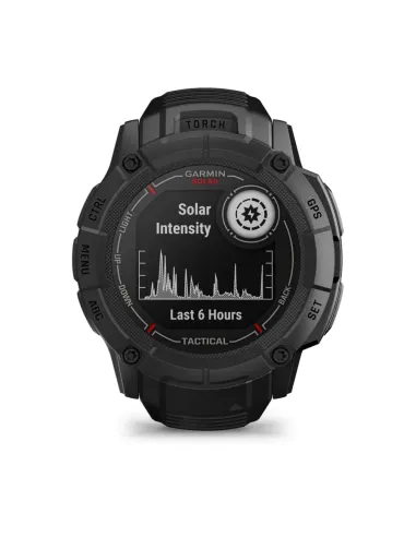 Garmin Instinct 2X Solar Tactical Edition 2,79 cm (1.1") MIP 50 mm Digitale 176 x 176 Pixel Touch screen Nero GPS (satellitare)