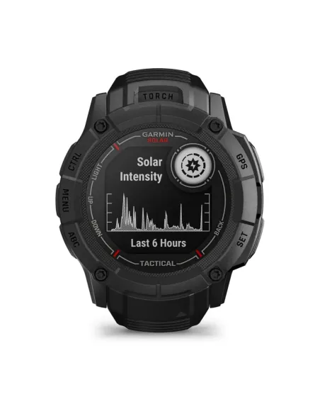 Garmin Instinct 2X Solar Tactical Edition 2,79 cm (1.1") MIP 50 mm Digitale 176 x 176 Pixel Touch screen Nero GPS (satellitare)