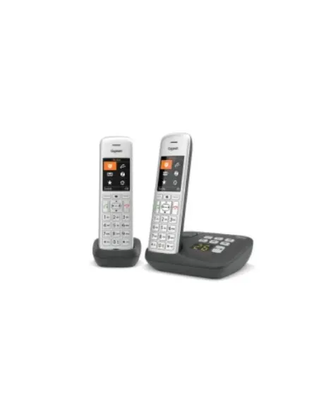 Gigaset CE575 A Duo Telefono analogico DECT Identificatore di chiamata Nero, Argento