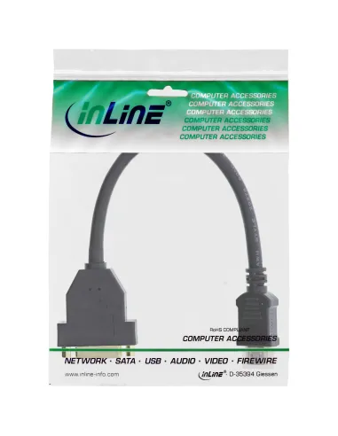 InLine Cavo adattatore HDMI M a DVI 24+5 F, 0,2 m