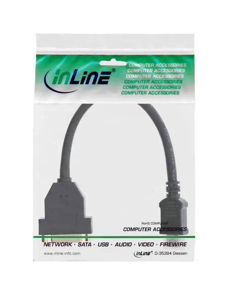 InLine Cavo adattatore HDMI M a DVI 24+5 F, 0,2 m
