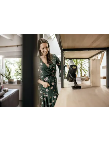 Kärcher VC 6 Aspirapolvere a bastone 2 in 1 Batteria Secco HEPA Senza sacchetto Nero, Giallo