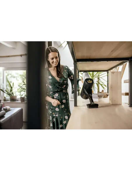 Kärcher VC 6 Aspirapolvere a bastone 2 in 1 Batteria Secco HEPA Senza sacchetto Nero, Giallo