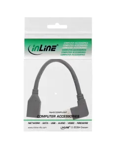 InLine Cavo adattatore DisplayPort 1.4 ST BU, 8K4K, ad angolo retto 2