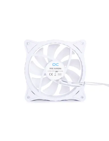 Alphacool Rise Aurora Case per computer Ventilatore 12 cm Bianco 1 pz