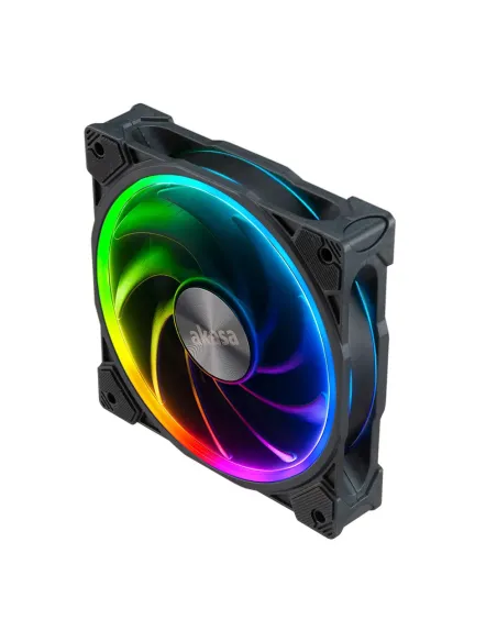 Akasa SOHO AR Case per computer Ventilatore 12 cm Nero, Trasparente 1 pz