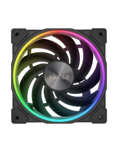 Akasa SOHO AR Case per computer Ventilatore 12 cm Nero, Trasparente 1 pz