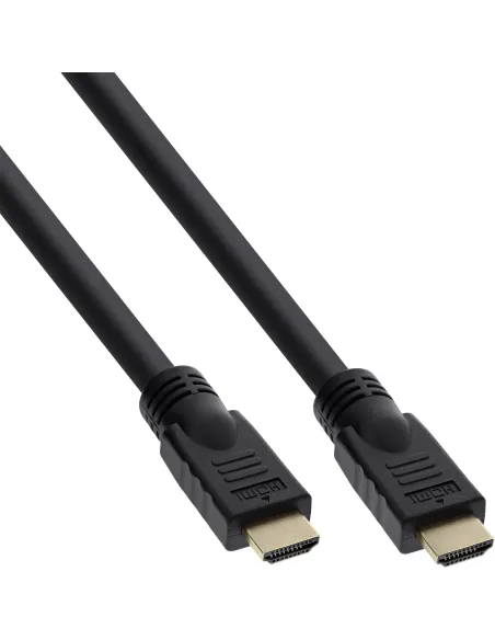 InLine Cavo HDMI 2.0, High Speed, Ethernet, 4K2K, 4K3D, 5m, Premium, dorato
