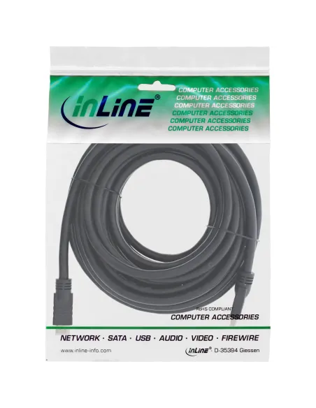 InLine Cavo HDMI 2.0, High Speed, Ethernet, 4K2K, 4K3D, 5m, Premium, dorato