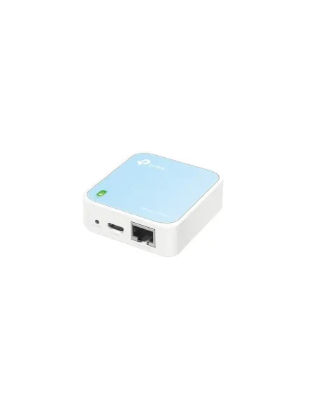TP-Link TL-WR802N router wireless Fast Ethernet Banda singola (2.4 GHz) Blu, Bianco