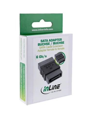InLine Adattatore SATA femmina femmina, basso profilo