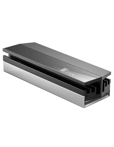 Jonsbo M.2 GREY sistema di raffreddamento per computer Unità allo stato solido Dissipatore di calore Radiatore Nero, Grigio 1 pz
