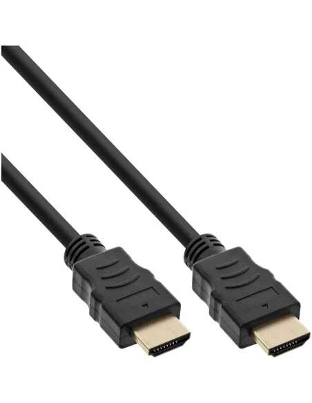 InLine Cavo HDMI High Speed con Ethernet, 2m, dorato
