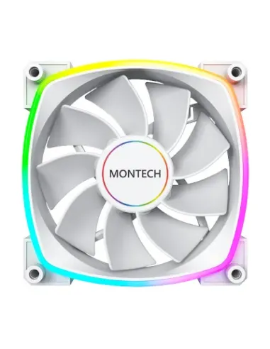 Montech RX140 PWM Case per computer Ventilatore 14 cm Bianco 1 pz