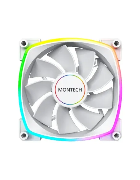 Montech RX140 PWM Case per computer Ventilatore 14 cm Bianco 1 pz