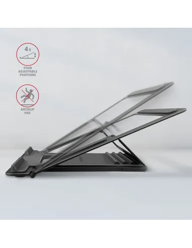 Axagon STND-L supporto per laptop Supporto per laptop e tablet Grigio 43,9 cm (17.3")