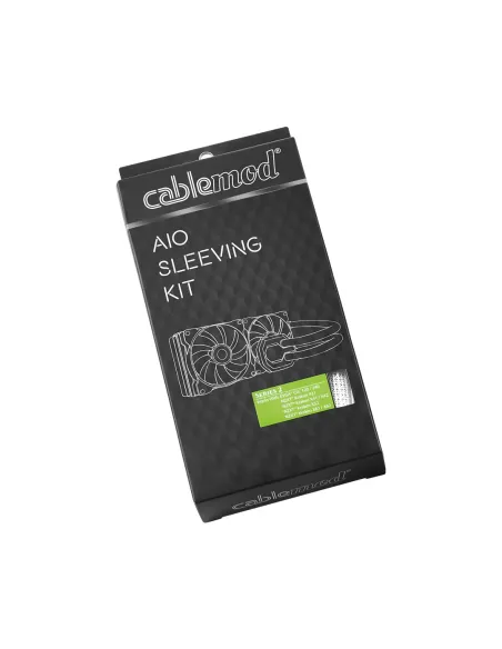 Cablemod CM-ASK-S2KW-R AIO - Kit de Funda para Coche (Serie 2), Color Negro Bianco