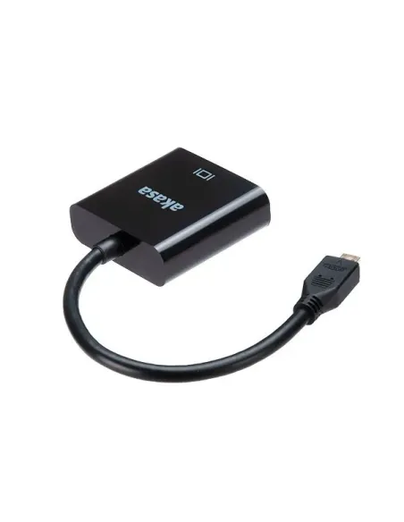 Akasa AK-CBHD21-15BK cavo e adattatore video 0,15 m HDMI tipo D (Micro) VGA (D-Sub) Nero