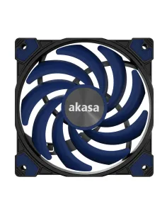 Akasa Alucia XS12 Case per computer Ventilatore Nero, Blu 1 pz 2