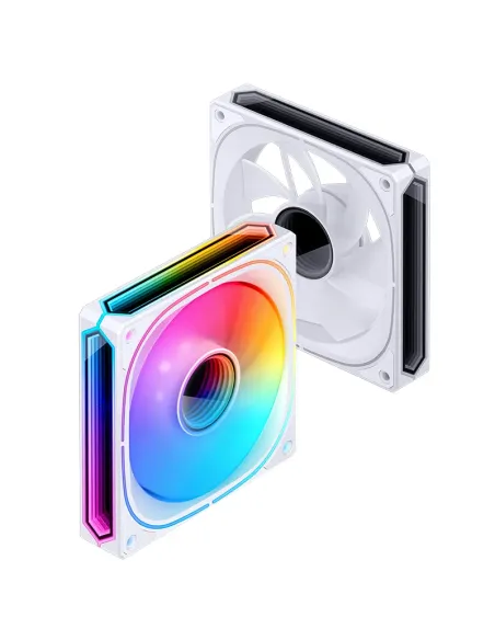 Jonsbo FR-505WR sistema di raffreddamento per computer Case per computer Ventilatore 12 cm Bianco 1 pz