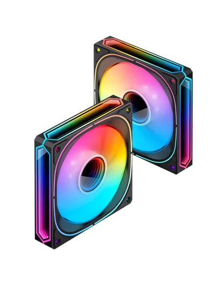 Jonsbo FR-505B sistema di raffreddamento per computer Case per computer Ventilatore 12 cm Nero, Bianco 1 pz