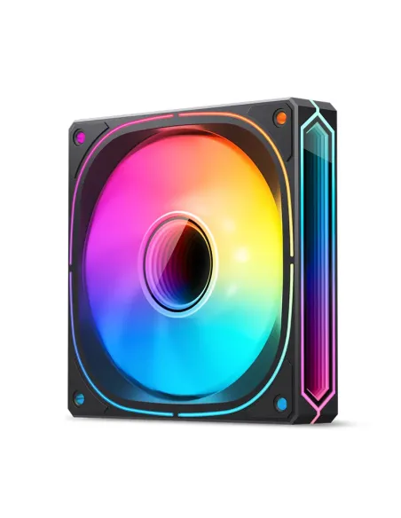 Jonsbo FR-505B sistema di raffreddamento per computer Case per computer Ventilatore 12 cm Nero, Bianco 1 pz