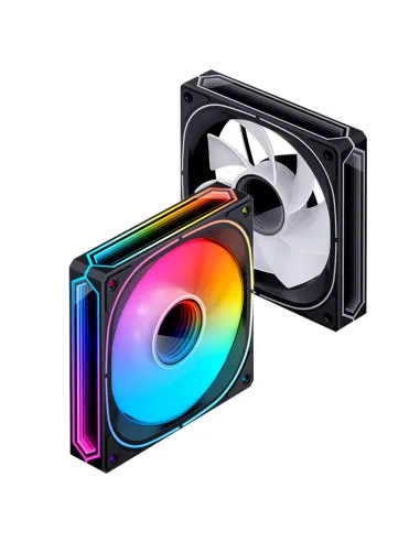 Jonsbo FR-505BR sistema di raffreddamento per computer Case per computer Ventilatore 12 cm Nero, Bianco 1 pz