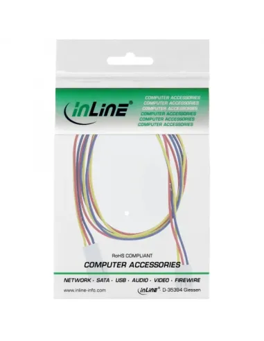 InLine Cavo alimentazione ventole, 3 pin Molex maschio femmina, 0,6m