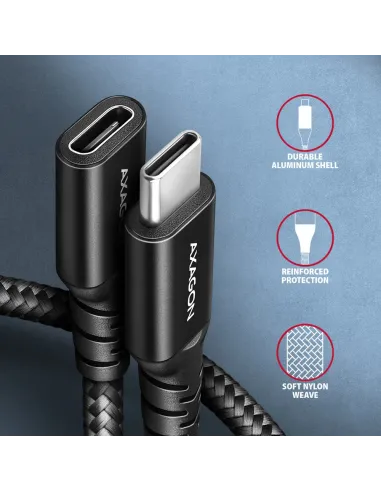 Axagon BUCM32-CF05AB cavo USB USB 3.2 Gen 2x2 0,5 m USB C Nero