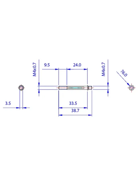 Koolance BLT-HX025 kit di fissaggio Acciaio inox