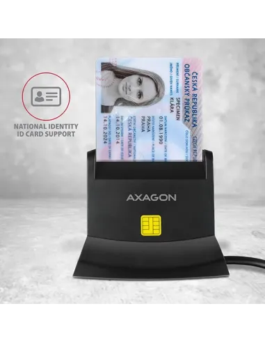 Axagon CRE-SM2 lettore di card readers Interno USB USB 2.0 Nero