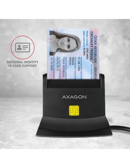 Axagon CRE-SM2 lettore di card readers Interno USB USB 2.0 Nero
