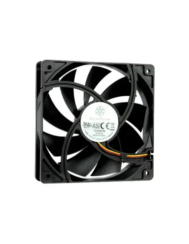 Silverstone FN121-P Case per computer Ventilatore 12 cm Nero