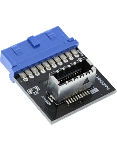 InLine USB 3.0 a USB 3.1 Pannello frontale Key-A Adapter interno