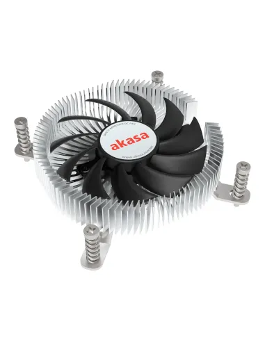 Akasa Intel LGA1700 Processore Raffreddatore ibrido 7,5 cm Alluminio, Nero 1 pz
