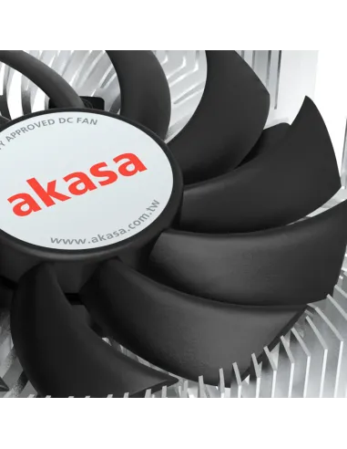 Akasa Intel LGA1700 Processore Raffreddatore ibrido 7,5 cm Alluminio, Nero 1 pz