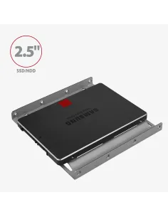Axagon RHD-125B Halterahmen für 1x 2.5\" im 3.5\" Slot - grau Grigio Metallo 2
