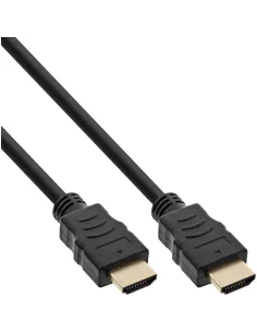 InLine Cavo HDMI 2.0, High Speed, Ethernet, 4K2K, 4K3D, 1m, Premium, dorato