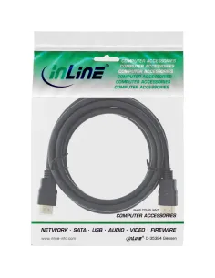 InLine Cavo HDMI 2.0, High Speed, Ethernet, 4K2K, 4K3D, 1m, Premium, dorato 2