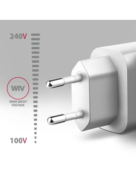 Axagon ACU-QC18W Caricabatterie per dispositivi mobili Telefono cellulare, Smartphone, Orologio intelligente, Tablet,