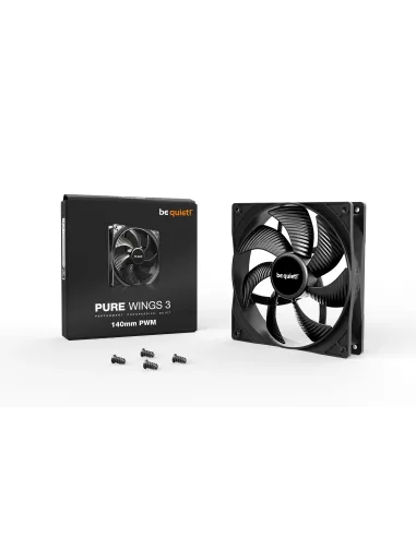 be quiet! Pure Wings 3 140mm PWM Case per computer Ventilatore 14 cm Nero 1 pz