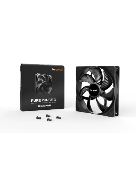 be quiet! Pure Wings 3 140mm PWM Case per computer Ventilatore 14 cm Nero 1 pz