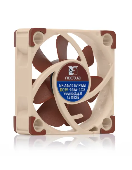 Noctua NF A4x10 5V PWM Case per computer Ventilatore 4 cm Marrone