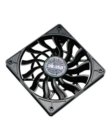 Akasa AK-FN078 sistema di raffreddamento per computer Case per computer Ventilatore 12 cm Nero