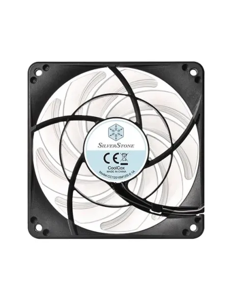 Silverstone FW124 Case per computer Raffreddatore d'aria Nero, Bianco 1 pz