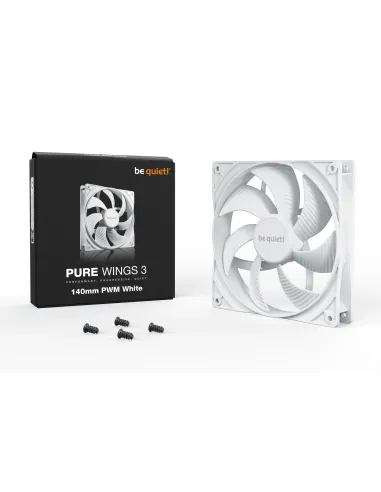 be quiet! Pure Wings 3 140mm PWM White Case per computer Ventilatore 14 cm Bianco 1 pz