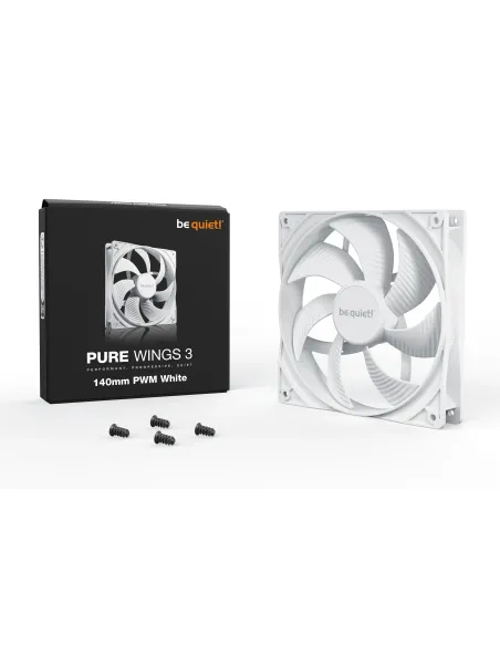 be quiet! Pure Wings 3 140mm PWM White Case per computer Ventilatore 14 cm Bianco 1 pz